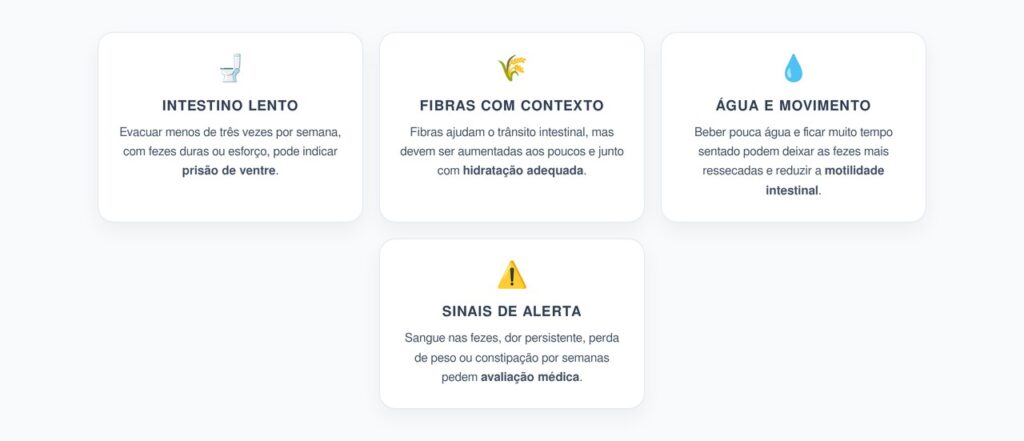 Prisão de Ventre: Água, Movimento e Rotina Também Soltam o Intestino