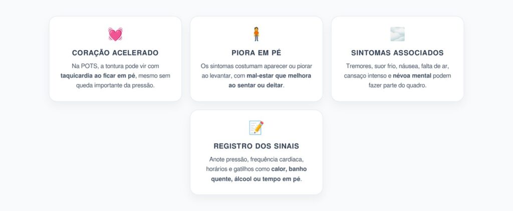 Tontura ao Levantar com Palpitação: Sinais de POTS que Não Parecem Pressão Baixa