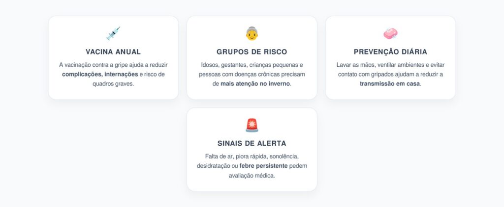 Gripe no Inverno: Cuidados para Proteger Idosos, Gestantes e Crianças