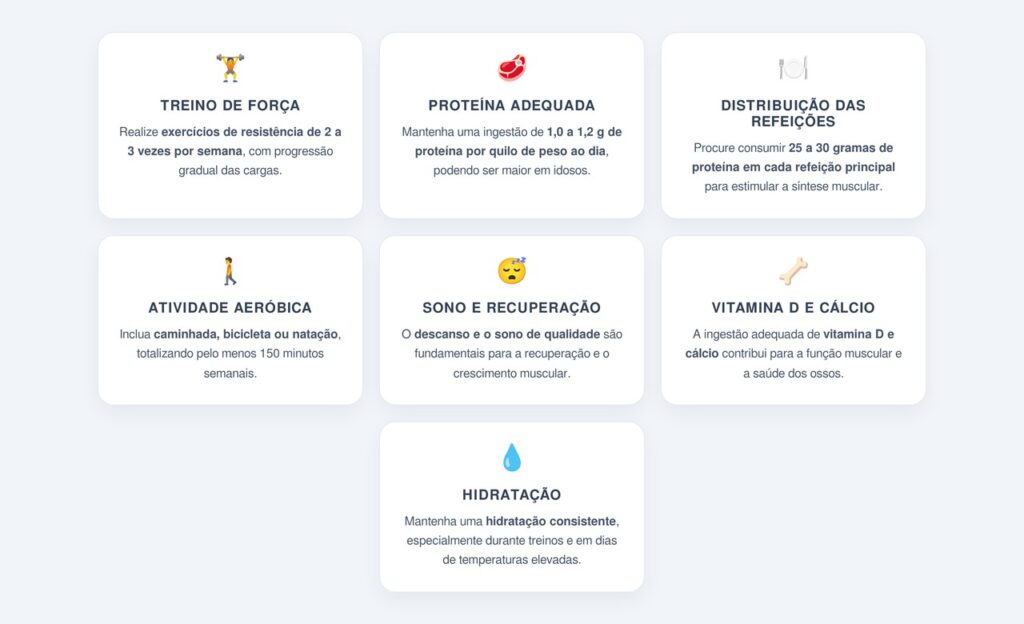 Quais são os pilares da força muscular?