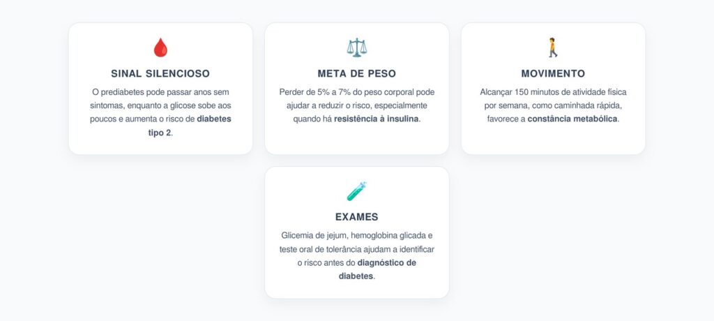 Prediabetes Silencioso: A Meta de Peso e Movimento Que Reduz o Risco de Diabetes