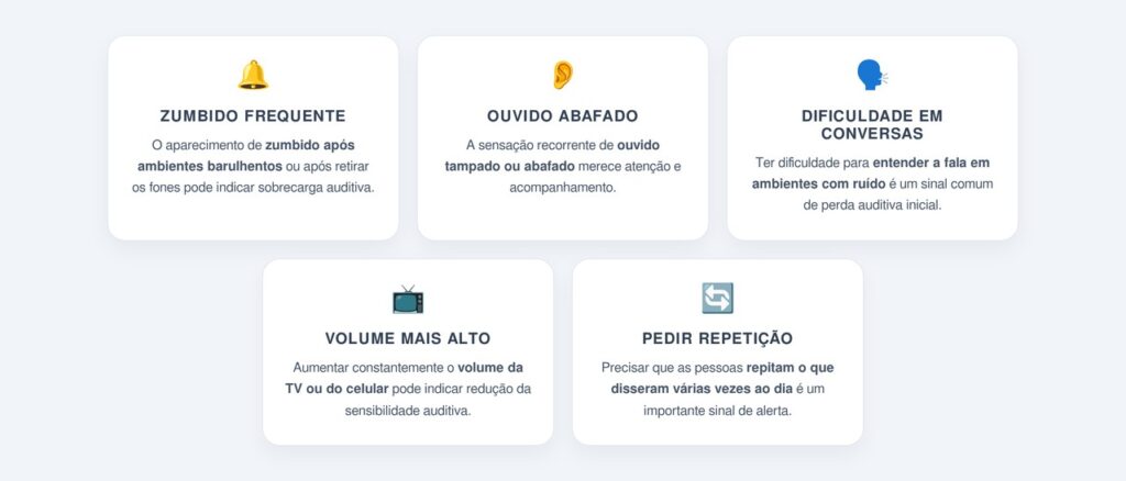 Quais são os sinais de alerta?