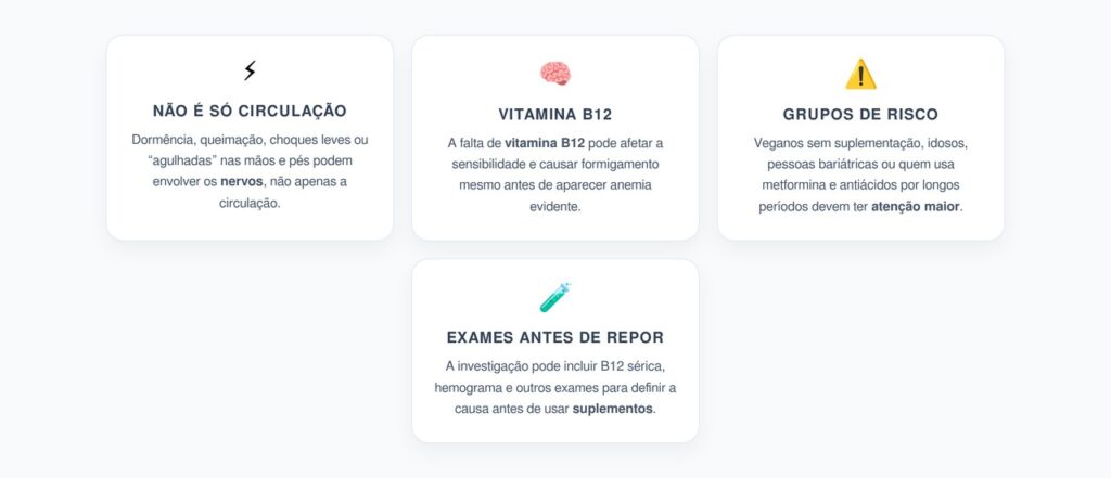 Formigamento nas Mãos e nos Pés: O Nutriente que Pode Afetar os Nervos