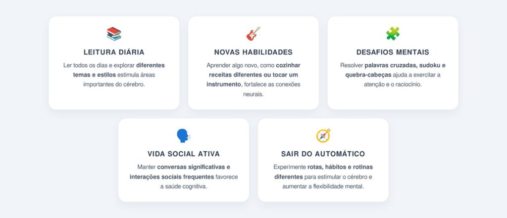Quais hábitos diários fortalecem a memória?
