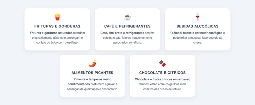 Quais alimentos evitar para reduzir as crises?