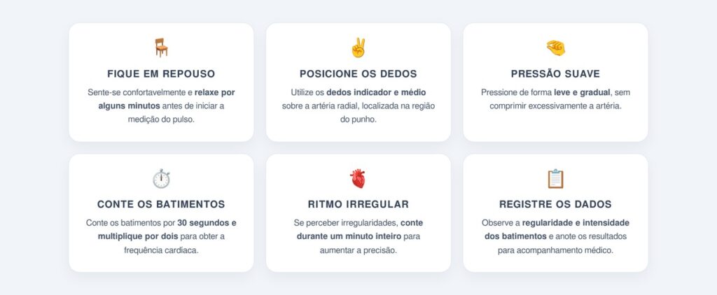 Como medir o pulso corretamente?