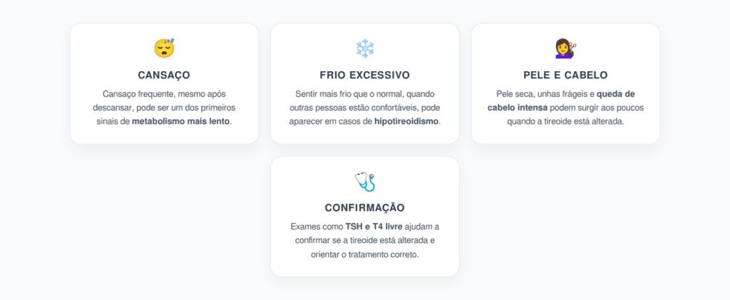 Tireoide Alterada: Primeiros Sinais que Aparecem Devagar