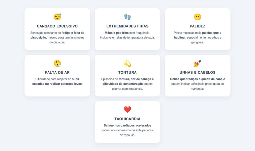 Quais sinais merecem atenção?