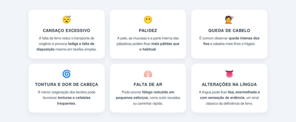 Quais outros sinais acompanham a alteração nas unhas?