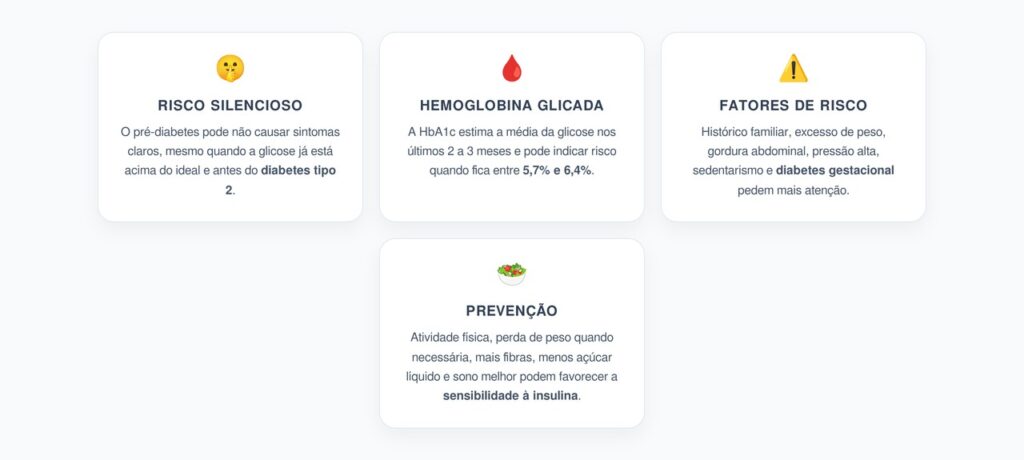 Pré-Diabetes Silencioso: O Exame Simples que Mostra o Risco