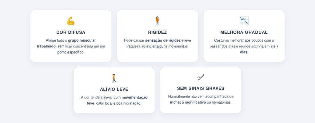 Como identificar a dor do treino?