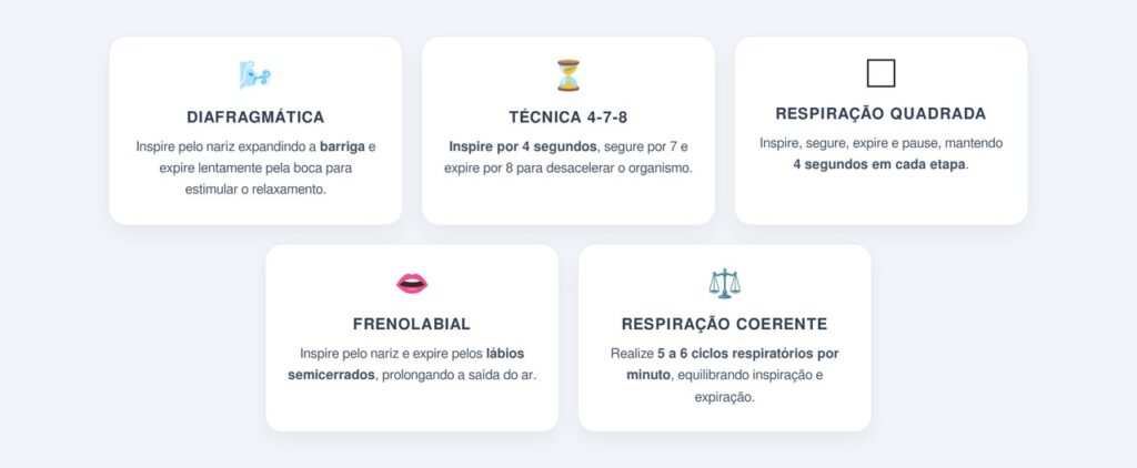 Quais técnicas de respiração ajudam a relaxar?