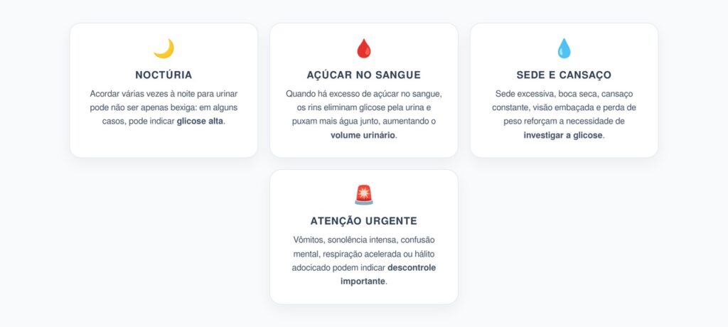 Urinar à Noite: Quando a Pista Pode Estar na Glicose Alta