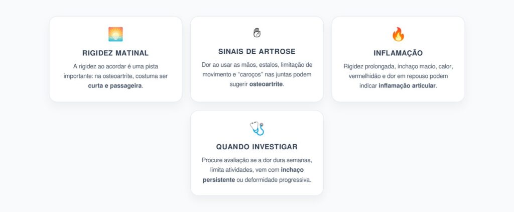 Dor nas Mãos ao Acordar: Rigidez que Diferencia Artrose de Inflamação