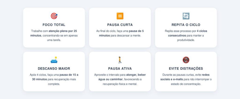 Como funciona a técnica Pomodoro?