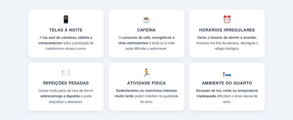 Quais hábitos sabotam o sono sem que se perceba?