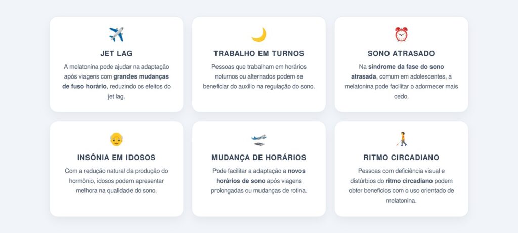 Em quais situações a melatonina realmente ajuda?