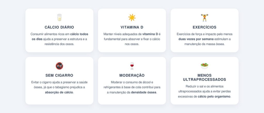 Como cuidar dos ossos na vida adulta?