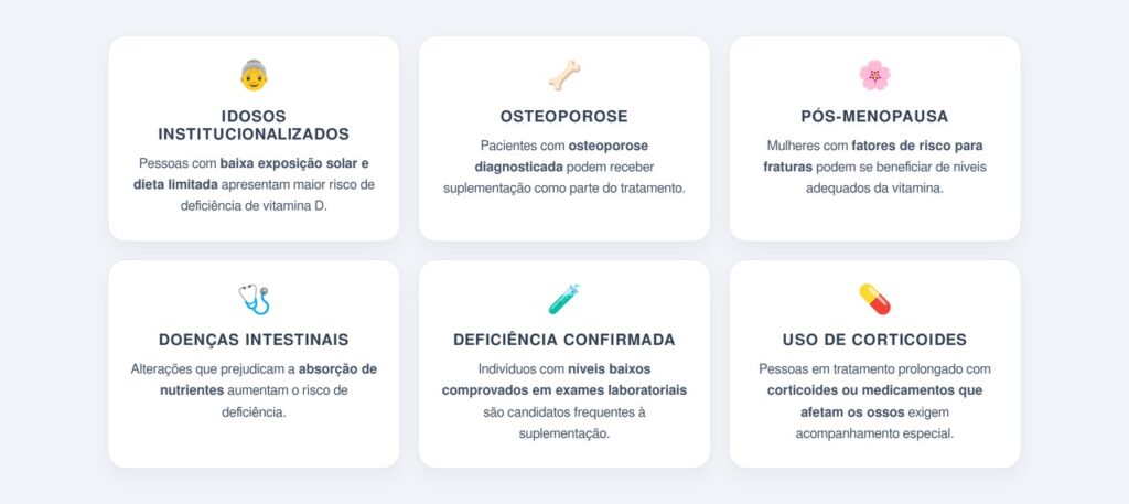 Quais grupos ainda podem se beneficiar?