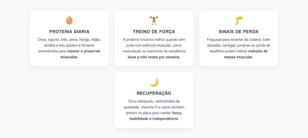 Proteína Depois dos 50: O Combo que Mais Protege os Músculos