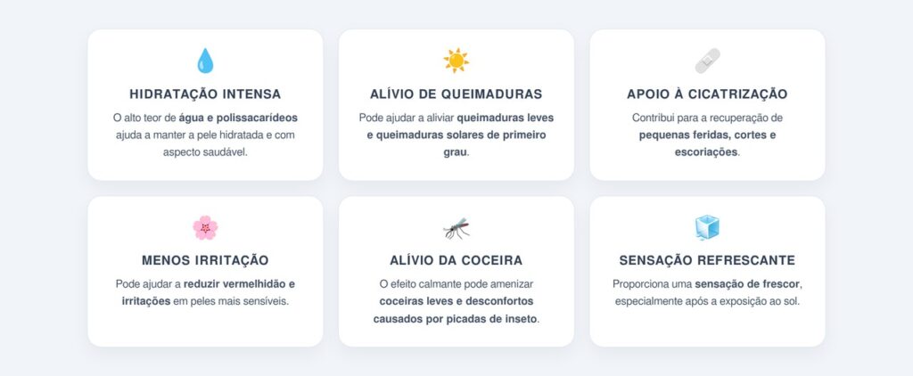 Quais são os principais benefícios para a pele?