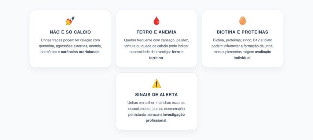Unhas Fracas: Nutrientes Que Podem Estar Por Trás da Quebra e Descamação
