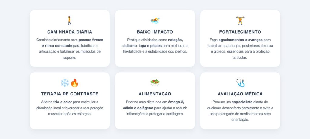 Quais hábitos ajudam a prevenir a dor no joelho?