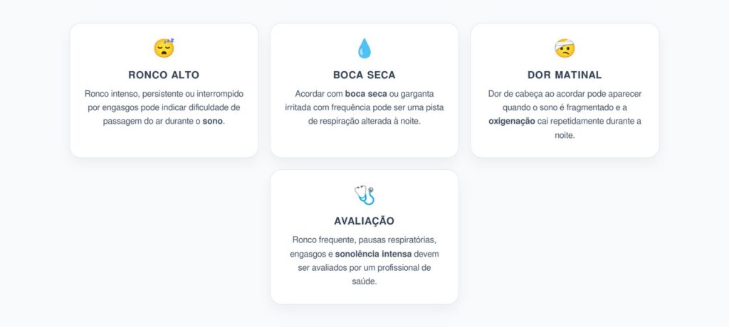 Ronco Alto, Boca Seca e Dor de Cabeça: Sinais de Alerta para Apneia do Sono