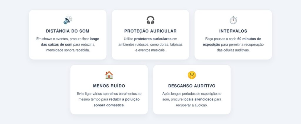 Como as pausas do barulho protegem a audição?