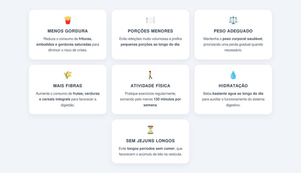 Quais hábitos ajudam a evitar crises?
