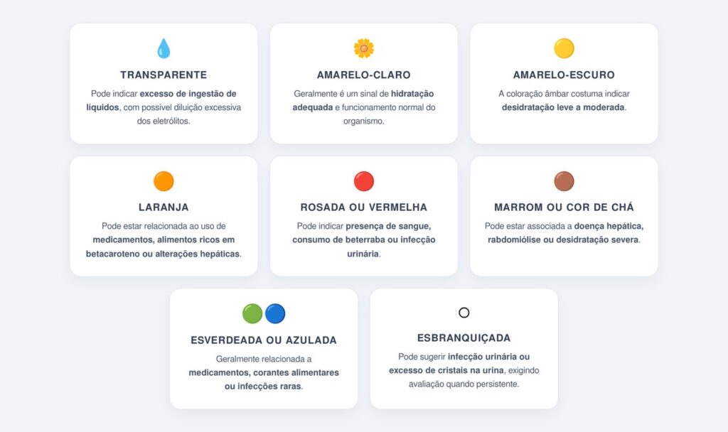 O que cada tonalidade pode indicar?