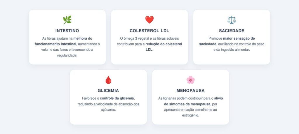 Quais são os principais benefícios da farinha de linhaça?