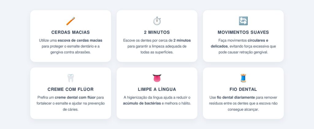 Como escovar os dentes corretamente?