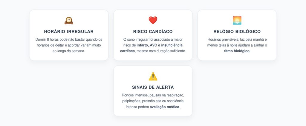 Sono Irregular e Coração: O Erro de Horário Que Pode Aumentar o Risco