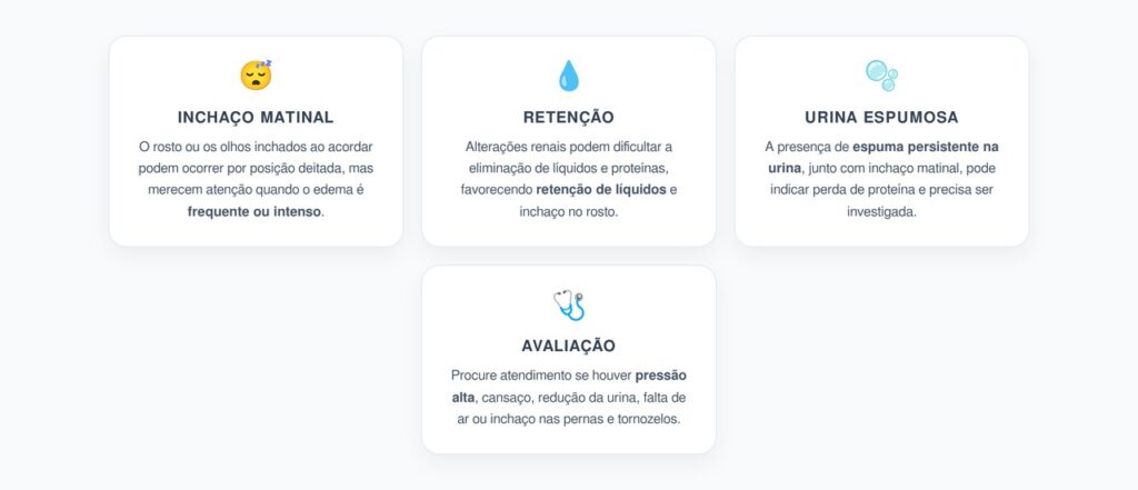 Acordar com Rosto Inchado: Sinais que Podem Indicar Alterações nos Rins