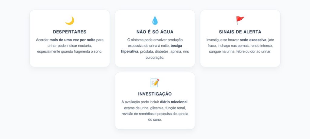 Noctúria: Quando Urinar à Noite Várias Vezes Merece Investigação
