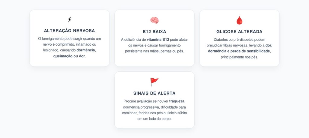 Formigamento nas Mãos e nos Pés: Sinais que Podem Indicar Nervos, B12 ou Glicose