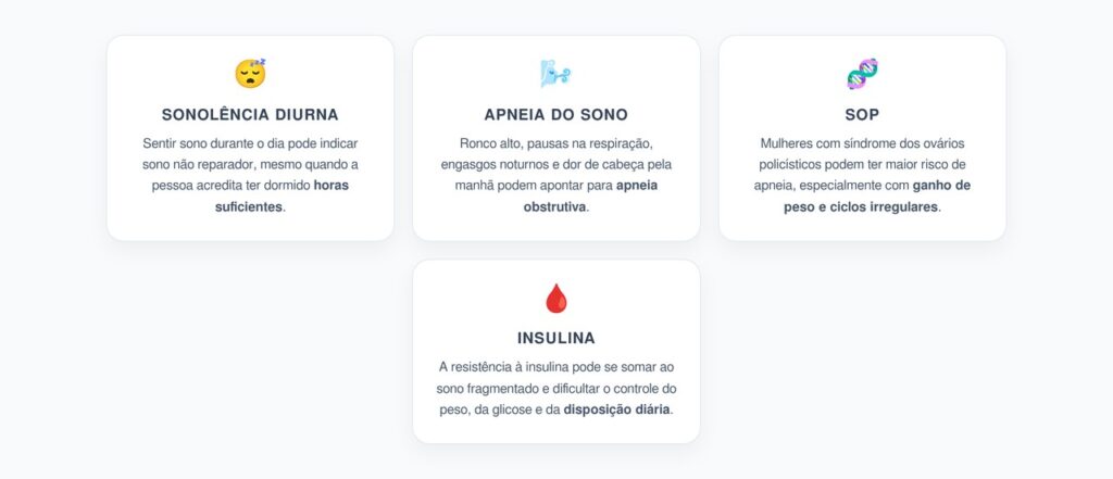 Sonolência Diurna em Mulheres: O Elo entre SOP, Apneia e Resistência à Insulina