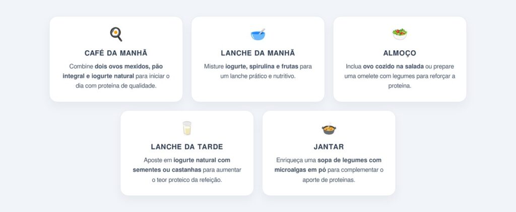 Como incluir essas proteínas no dia a dia?