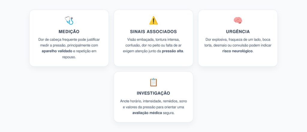 Dor de Cabeça Frequente e Pressão Alta: Sinais de Alerta