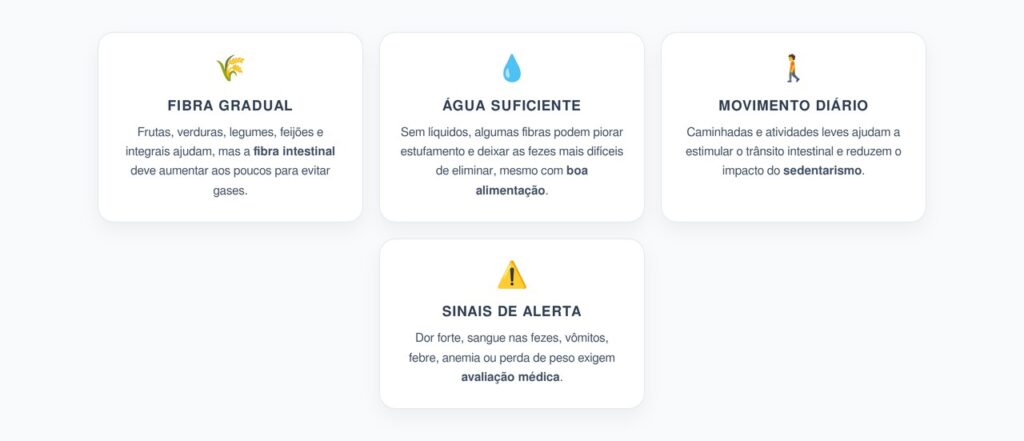 Fibra, Água e Movimento: O Trio que Ajuda o Intestino a Funcionar