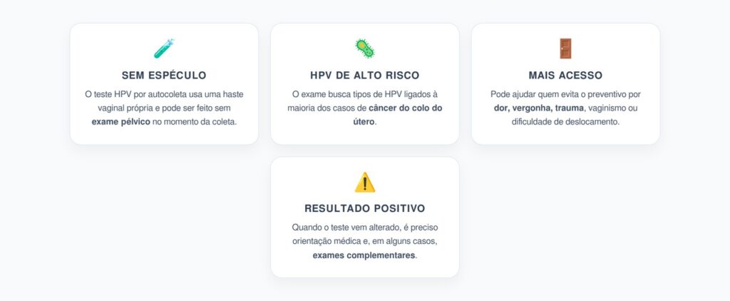 Teste HPV por Autocoleta: Rastreio do Colo do Útero Sem Espéculo