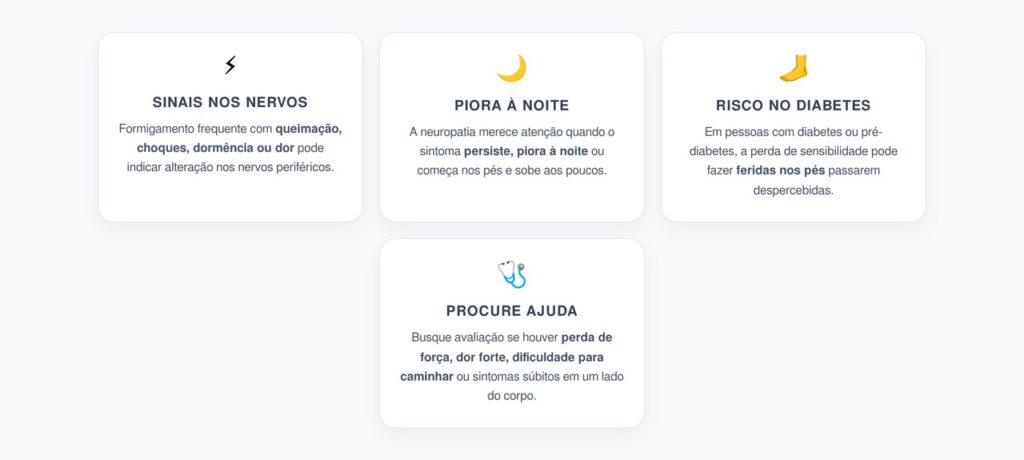 Formigamento nas Mãos e nos Pés: Sinais de Neuropatia que Merecem Atenção