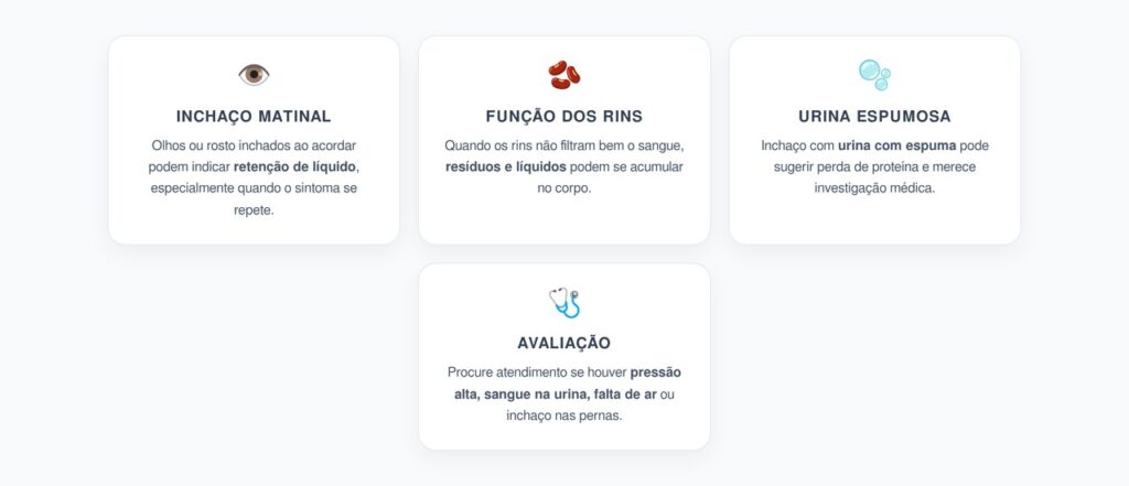 Rosto e Olhos Inchados ao Acordar: Quando Pode Ser Sinal dos Rins