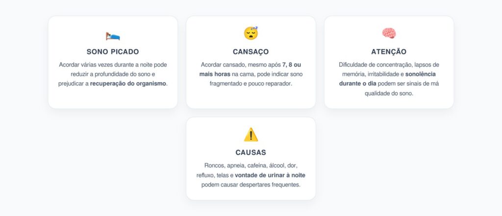 Sono Picado: Sinais de Má Qualidade do Sono Mesmo Dormindo Muitas Horas