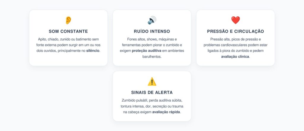 Zumbido Constante no Ouvido: Gatilhos, Sinais de Alerta e Cuidados Essenciais