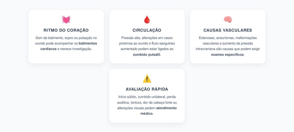 Zumbido Pulsátil: Quando o Som no Ouvido Segue o Ritmo do Coração