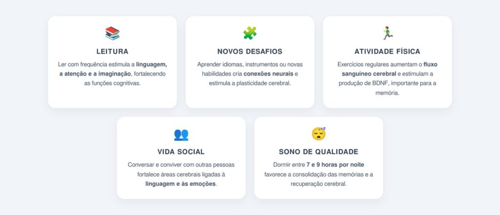 Quais hábitos protegem o cérebro em qualquer idade?