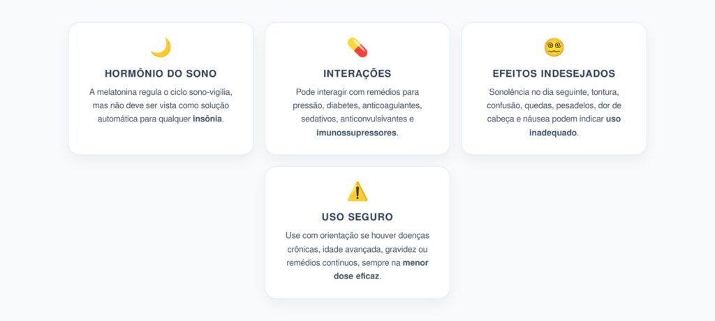 Melatonina: Interações Com Remédios de Pressão, Diabetes e Anticoagulantes