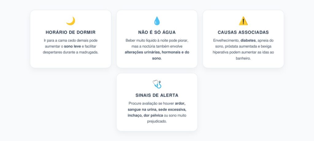Vontade de Urinar à Noite: Causas da Noctúria Além da Água